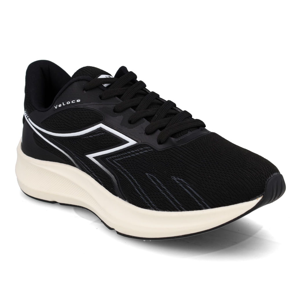 Tabela de numeração do tênis Diadora Veloce masculino preto